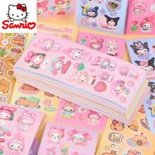 Sanrio Paquete de 40 piezas/20 piezas/10 piezas de pegatinas de las series de tarjetas de pegatinas de My Melody y Kuromi de Sanrio, sin repeticiones, pegatinas DIY (algunas partes pueden ser aleatorias)