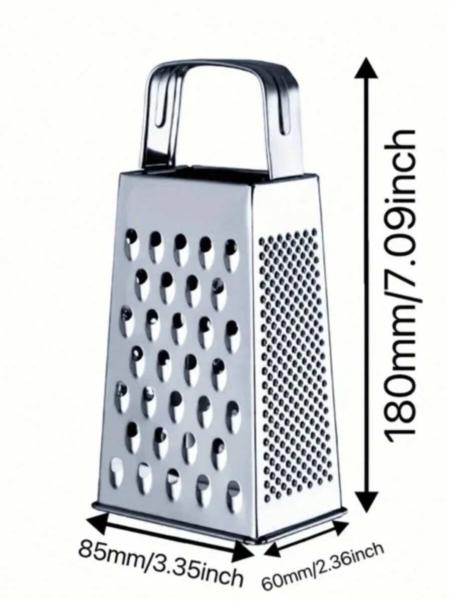 Ralador em Inox para Legumes Queijos Fatiador de Embutidos 4 - Prata - Visão 1