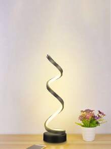 1pc Modern LED Desk Lamp With USB Power - Adjustable 3-Color Lighting, Perfect For Reading & Cafe Ambiance, Ideal For Bedroom And Living Room Decor - Black and White - View 4