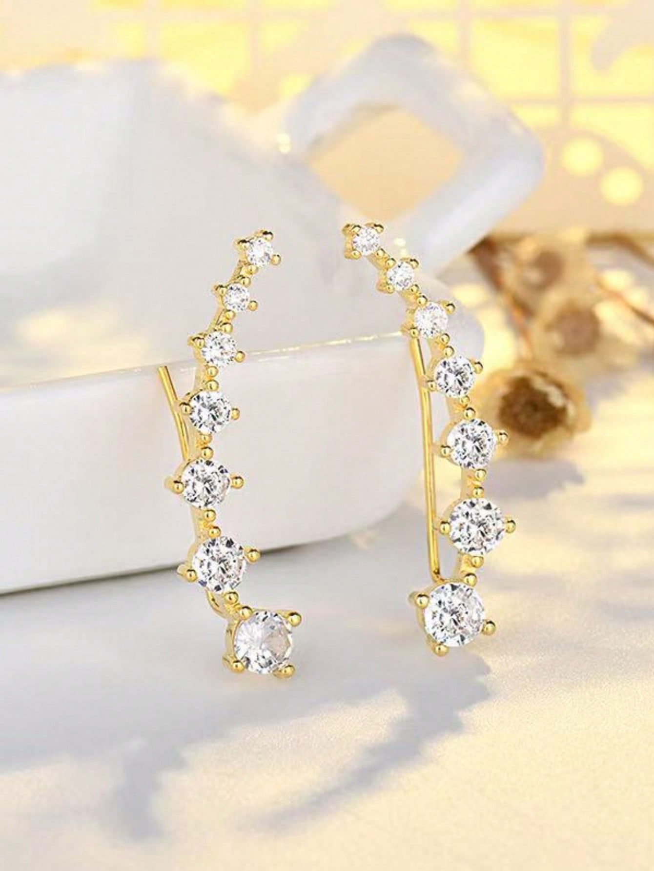 زوج من أقراط قلادة النجوم الكلاسيكية الأوروبية وال...