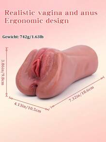 Real Vaginal Pussy Tight Anus For Men Masturbator Adult Pleasure Sex Toys,Realistic Vagina Pussy No Vibrator Masturbation Cup Male Mastubator Erotic Sexual Toy, Artificial Vagina Masturbation Soft Stick For Men's Masturbation Toys Sex Shop