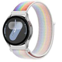 尼龙表带与华为兼容，与三星 Galaxy Watch 6/5/4 40mm 44mm/Watch 6 Classic 43mm 47mm/Watch 5 Pro 45mm/Watch 4 Classic 42mm 46mm、20mm 22mm 快拆替换运动表带 ﻿ 作为送给返校学生的礼物 - 20mm - 查看 16