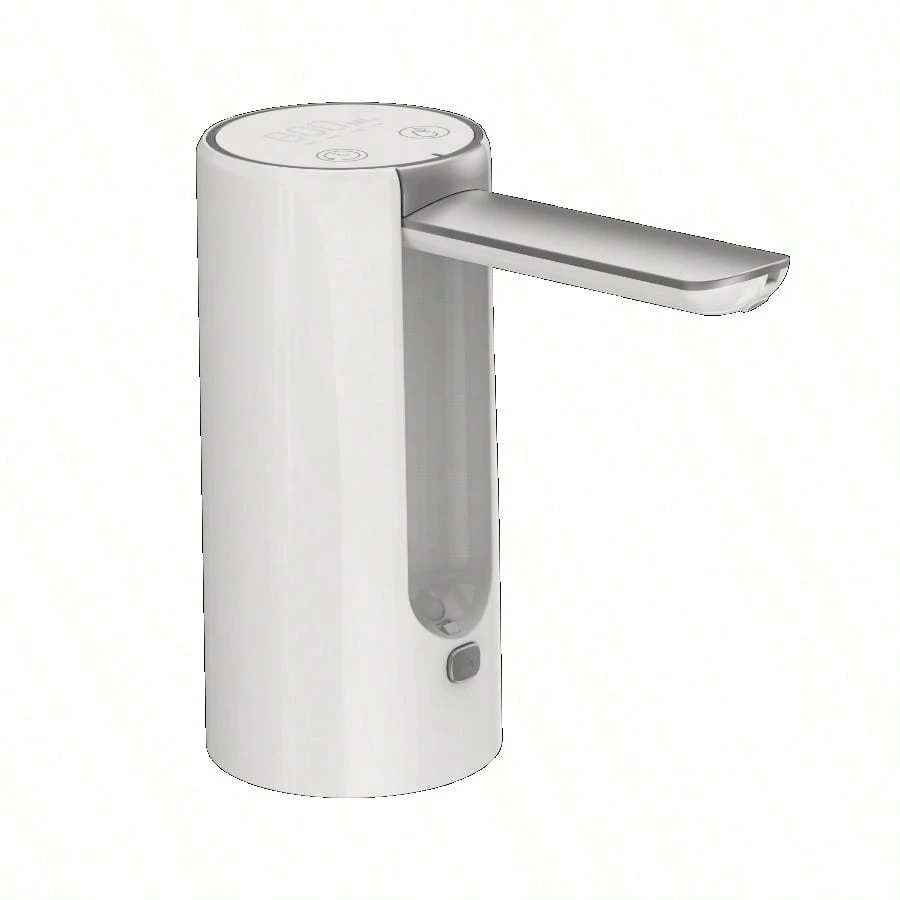Dispenser D'Acqua Elettrico Portatile Con Pompa USB - Per Bottiglioni 5-8 Litri - Senza BPA (Bianco) - 2