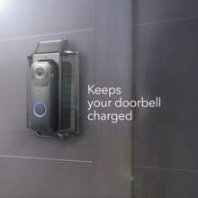 Wasserstein Solar Charger And Mount For Blink Video Doorbell (Black) - 1 - View 5