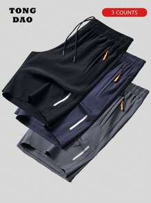 Men's Summer Sports Shorts Multi-Pack - Black - View 4