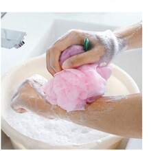 1pc Fruit Cartoon Lovely Modeling Bath Ball, Advanced Anti-Scattering Bath Rub Back Cleaning Foam Soft Light Skin Bath Ball Bath Flower Ball
