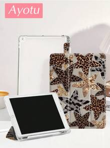 Ayotu Funda tipo collage compatible con Samsung Galaxy Tab/iPad, iPad generaciones 9ª/8ª/7ª de 10.2 pulgadas, funda para nuevo iPad generación 10ª, con función de encendido/apagado automático, protección anti-caída en las cuatro esquinas