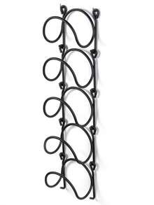 1pc Wall-Mounted Storage Racks, Wine Rack, Multi-Functional Iron Art Towel Rack