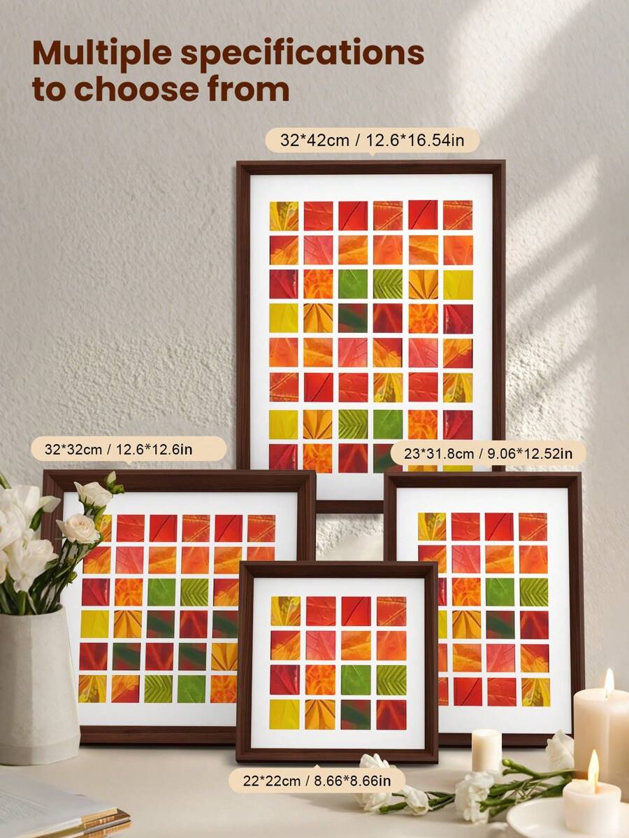 4pcs/1pc Fallen Leaf Display Photo Frames, Plant Specimen Display ...