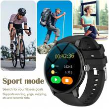Smartwatch con llamadas/marcación inalámbrica, múltiples modos deportivos, alerta y rechazo de llamadas entrantes, notificación de SMS, fondo de pantalla personalizable, compatible con iOS/Android - Multicolor - Ver 6
