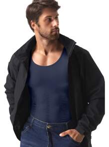 Men's Chest Compression Shirt Shapewear Slimming Body Shaper Gynecomastia Compression Belly Tummy Control Seamless Undershirts Shaping Abdomen Vest Underwear Tank Top