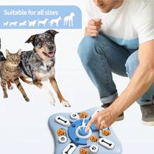 Dog Intelligence Training Toy - Puzzle Feeding Device For Small/Medium/Large Dogs - Puppy Keep Game - Snack Interactive Slow Food Device - No Battery Required-Dog Cat Pet Things,Dog Accessories Dog Stuff - Multicolor - View 3