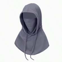 LOTANK Summer Thin Semi Transparent Full Face Sunscreen Hat Mask Outdoor Hiking Camping Thin UV Resistant Hat Neck Protection Hat