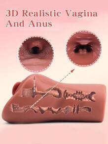 Real Vaginal Pussy Tight Anus For Men Masturbator Adult Pleasure Sex Toys,Realistic Vagina Pussy No Vibrator Masturbation Cup Male Mastubator Erotic Sexual Toy, Artificial Vagina Masturbation Soft Stick For Men's Masturbation Toys Sex Shop