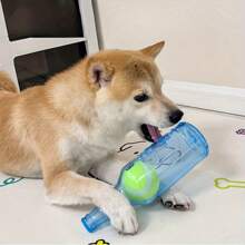 1 pièce Jouet pour les amoureux des chiens et les mamans de chiens, jouet à mâcher en caoutchouc thermoplastique avec motif unicolore, nettoyage des dents, sans batterie, recommandé pour les amoureux des chiens et les mamans de chiens de taille moyenne, cadeau interactif pour les amoureux des chats/chiens et le jeu d'amour des animaux de compagnie des mamans de chiens/chats avec son - couleur aléatoire