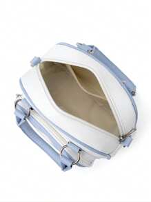 Japanese Harajuku Style Ltabag Large Capacity Cute Bowling Bag Badge Element Female Student Multi-Functional Handbag Cross-Body Bag Backpack - Baby Blue - View 7