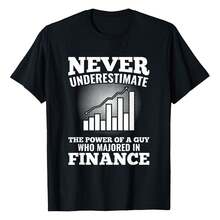 Finance Major Student Never Underestimate Funny Gift T-Shirt Women's Tee - màu đen - Xem 1