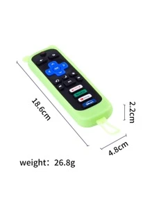 [1个] Roku RC280遥控器保护套，兼容海信Roku电视、夏普Roku电视、Roku Express 4K+，夜光设计方便寻找，隔热材料，闺蜜节，小狗，嘉年华 - 均碼 - 查看 2