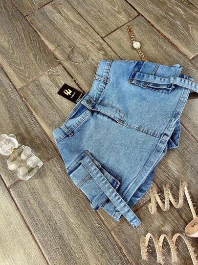 SHORT FALDA CARGO  TONO BLINCH