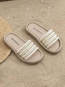 2025夏季新款仙女小香风拖鞋女童外穿拖鞋软底轻便凉鞋厚底