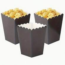Boîte à pop-corn, mini boîte à pop-corn en papier, boîte en carton pour pop-corn pour fête, sac à pop-corn, bonbons et collations, support à pop-corn pour décoration d'anniversaire et de mariage