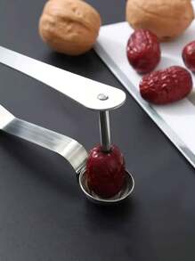 1pc A Stainless Steel Cherry Pitter For Home Use, Suitable For Removing Seeds From Red Dates And Hawthorn, A Multifunctional Kitchen Tool For Fruits. - Multicolor - View 5