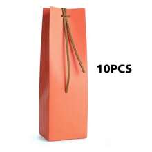 10pcs Kraft Paper Gift Bag Party Candy Gift Mini Boxes Birth Favors Party Gift Wedding Cookie Candy Bags Festival Favor Box - Multicolor - View 14