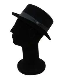 Chapéu Cartola Diplomata Premium Design Clássico Stilo Slash Guns Rock Skull Caveira Preto Fosco Envio Imediato!