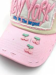 12 件/36 件服装装饰手工缝制绣花补丁 DIY 樱桃面料贴花配饰适用于服装、发饰、工艺品 - 彩色 - 查看 4