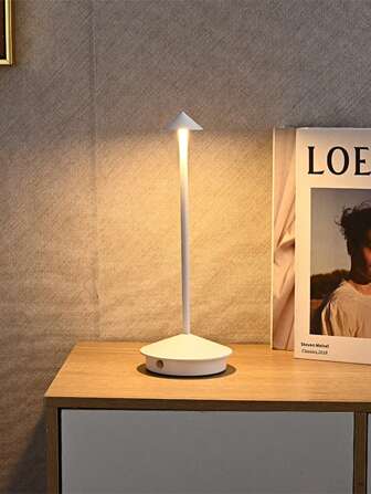 1 pièce Lampe de table LED rechargeable au style minimaliste nordique, avec variateur et réglage de la couleur, convient pour le salon, la chambre, le bar, la salle à manger, la décoration de la maison