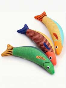 1pc/3pcs Pet Interactive Toy, Soft Crinkle Sound Toy, Self-Entertainment Chew Toy, Anti-Boredom & Teeth Grinding Treat For Cats