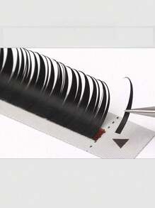 GLAM&NEED 12 Rows C/D Curled Wet Look Fake Eyelash Clusters, Type A, Suitable For Cosplay, Cartoon, Lightweight Demon Spiky Styles, Soft Strip Lashes, Mink Fluffy, Individual, Russian Voluminous, Natural Pre-Fanned Lash Clusters, Eyelash Accessories, Makeup Tools, Suitable For Daily, Christmas, Home, Lash Technicians, Salons, 0.07mm, 8-15mm Lash Clusters, Fake Eyelash Clusters, Individual Lashes, False Eyelashes - D - View 7