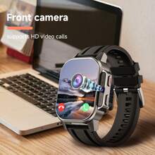 SIMSONLAB 2.13-Inch HD Front Camera Smart Watch For Man , OLED Screen Material, Waterproof Design, Support SIM Card Insertion , Support GPS/Beidou/Granus Support WIFI 2.4G Full Touch Square Screen Plug-In Calls Complete WhatsApp Market Good Gift Good Stylish Goodies - Multicolor - View 8