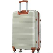 28 - Inch Expandable Hard - Shell ABS Suitcase With 4 - Wheel Spinner: Lightweight, Lockable, And Perfect For Travel - Green - View 3