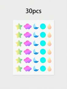 180 Pieces Of Facial Waterproof And Breathable Patches, Gentle And Non Irritating, Used For Facial Skincare, Covered With Cute Design Stickers, Fun Cartoon Stickers, Waterproof And Sweat Proof Mini Stickers, Suitable For Gatherings, Offices, Halloween And Other Occasions. Cute Stickers (For Decorative Purposes Only, Not For Cosmetics),Cheap,Stocking Stuffers,Makeup,Makeup Tools,Cheap Stuff,Gifts,Gifts For Women,Christmas Gifts