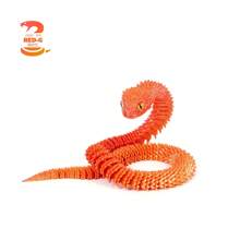 3D Printed Art Creative Snake And Surprise Egg Set With Joints - Colorful Home Office Decor, Perfect For Easter, Halloween And Thanksgiving Gifts | Eye Colors Come In A Variety Of Colors Birthday Graduation