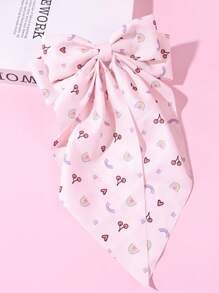 3pcs Little Girls Cute Star, Moon, Bow Hair Clips, Minimalist & Creative Hair Accessories