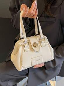 Fashionable Large Capacity Women Handbag - White - View 4
