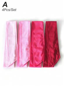 4 Stücke/1 Stück Herren/Damen Outdoor-Sport Radfahren Stirnband mit Knoten, mehrfarbige lange Streamer Haarschmuck für Laufen & Training