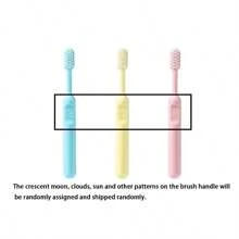 3pcs Kids Candy Color Cute Cartoon Soft Bristle Toothbrush, For 2-6 Years Old Children, Ultra Soft For Cleaning Teeth Gently - Color Mixing - View 9