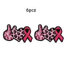 6 bucăți, margele focale din silicon, diferite stiluri, inclusiv margele focale din silicon cu panglici, potrivite pentru realizarea manuală de bijuterii, pixuri cu mărgele, pandantive cu breloc, pandantive pentru genți, etc., sortiment de margele și margele