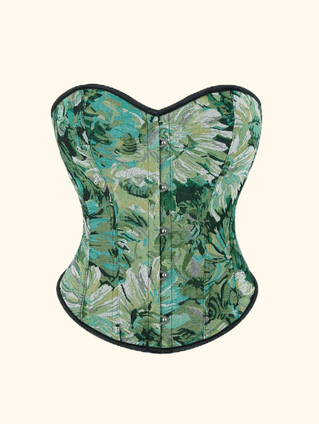 Women's Backless Strapless Shapewear Bodice - Green - View 1