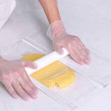 2pcs Acrylic Cookie & Cake Dough Roller Straightener Set, Includes Rolling Pin And Straight Rail Guide For Perfect Thickness, Bakeware Accessories For Bakery