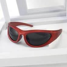 1pc Unisex Fashionable Decorative Sports Cycling Glasses, Suitable For Summer Beach, Hiking And Traveling