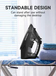 PANCERKA Powerful Compact Steam Iron For Clothes, Wool, Poly, Silk, Linen, Nylon Ironing, Fabric Steamer, Nonstick Plate, SmartSteam, Anti-Drip, Auto Shut Off(EU Plug)