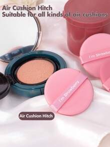 RANCAI 7pcs Air Cushion Puff Set - Ultra Soft Makeup Companion, Create Flawless Skin / Portable & Hygienic - I'M Pineapple Milk Tea Makeup Tools - Multicolor - View 7