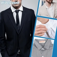 8/9Pcs Clip-On Button Extenders, Adjustable Shirt Collar & Cuff Stretch Sewing-Free Buttons - Multicolor - View 3