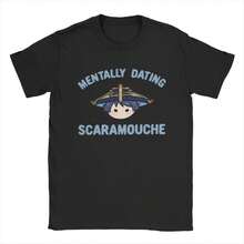 Vintage Mentally Dating  Scaramouche Wanderer T-Shirt For Men 100% Cotton T Shirt Short Sve Tee Shirt Plus Size - Black - View 1