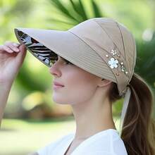 High-Quality Product Women's Foldable Casual Hat - New Outdoor Fashion Style - Hồng - Xem 2
