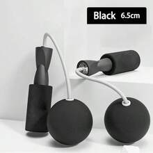 1 cuerda para saltar inalámbrica pesada, cuerda para saltar para Fitness con pelota grande, adecuada para deportes de interior domésticos, quema de grasa - Gris Oscuro - Ver 9